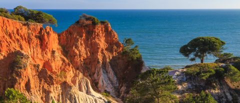 Küste an der Algarve, Portugal