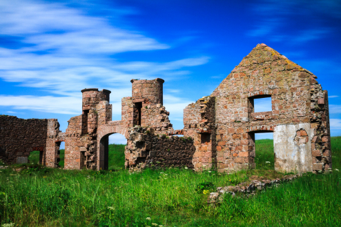 Slains Castle, Cruden Bay, Aberdeenshire, Schottland