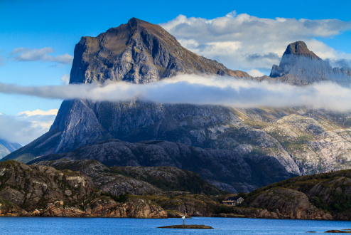 Berge an der RV 17, Norwegen
