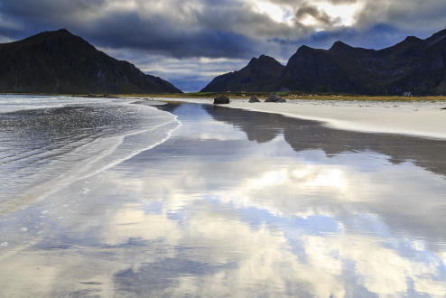Flakstad, Lofoten, Norwegen