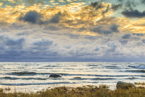 Blick über die Ostsee, Kronholmen, Gotland, Schweden
