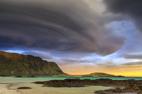 Strand bei Fredvang, Lofoten