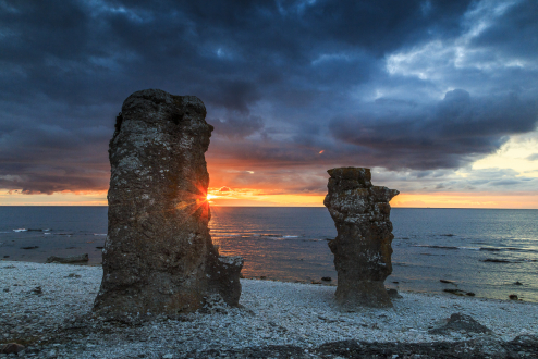Langhammars, Fårö, Gotland, Schweden