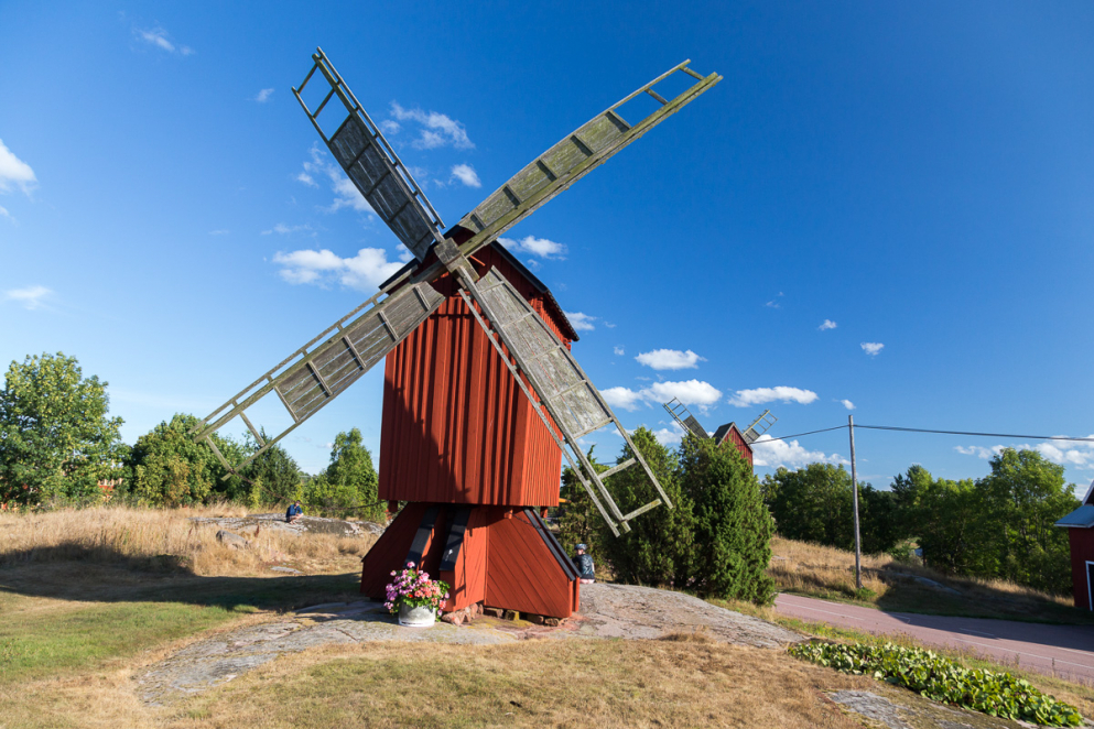 Windmühle, Aland, Finnland