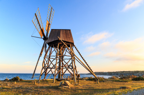 Schleifmühle in Jordhamn, Öland, Schweden