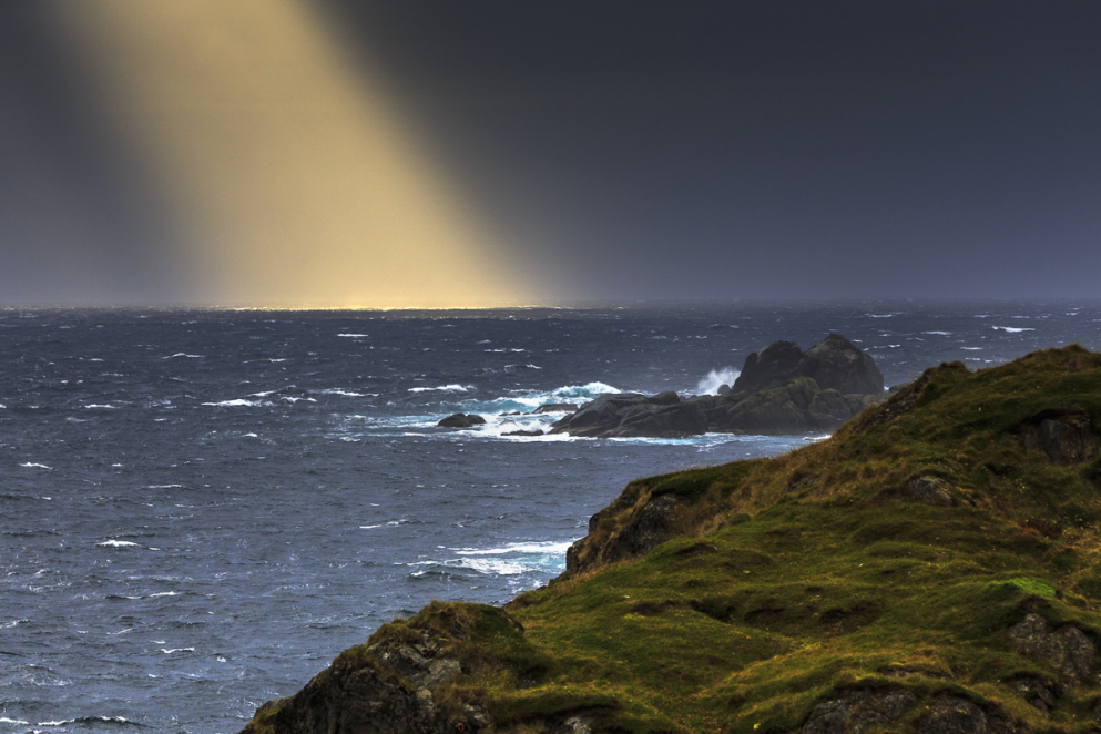 Regenwolke, Vesteralen, Norwegen