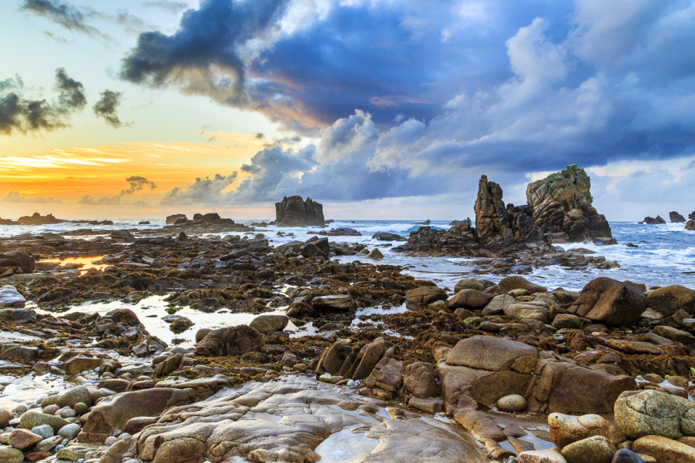 Felsenlandschaft, Pern, Ouessant, Bretagne