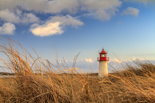 List West Leuchtturm, Sylt, Deutschland