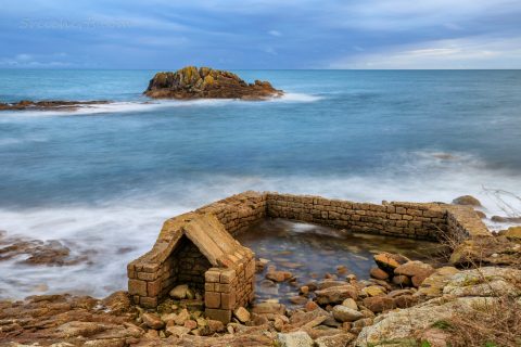 Langzeitbelichtung in Lesconil, Bretagne