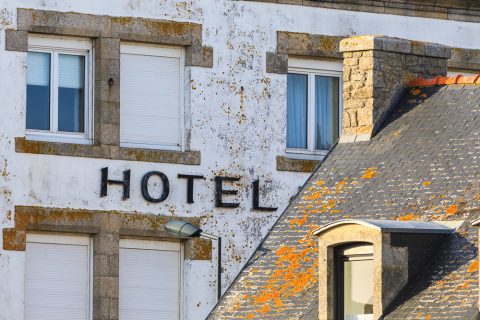 Altes Hotel in Lesconil, Bretagne