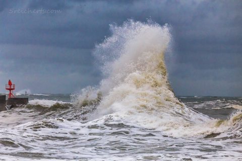 Aufbäumen, Welle in Lesconil