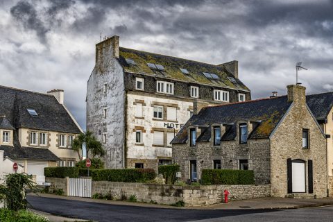 Altes Hotel in Lesconil, Bretagne