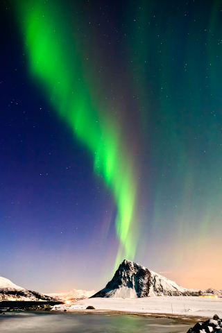 Nordlicht in Sandness