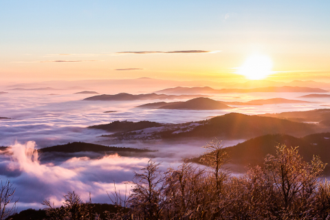 Sonnenaufgang auf Krim