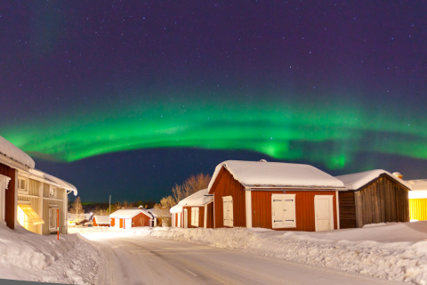 Roadtrip durch schwedisch Lappland - Nordlichter in Luleå