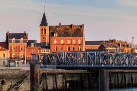 Kirche und Brücke, Dieppe