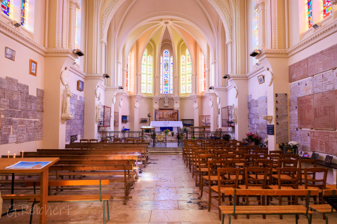 Kirche auf dem Hügel, Dieppe, Normandie