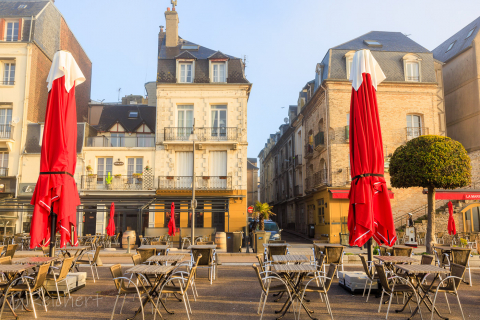 Morgens ist alles ruhig in Dieppe