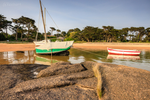 Boote in der Bucht, Ile Renote