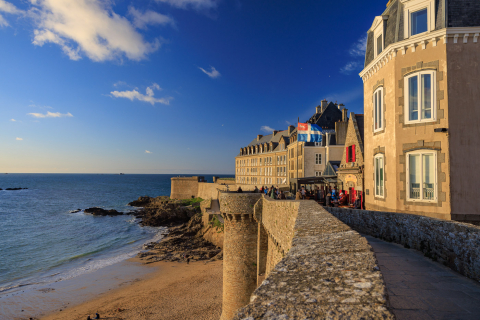 Auf der Mauer, Saint Malo