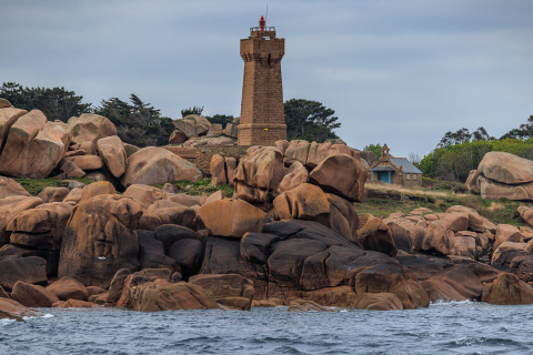 Cote de Granit Rose vom Ausflugsboot aus