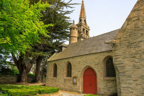 Kapelle in Locquirec beim Hafen
