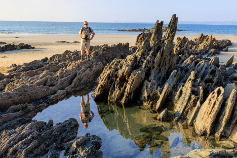 Plage des cures, Plestin les Greves