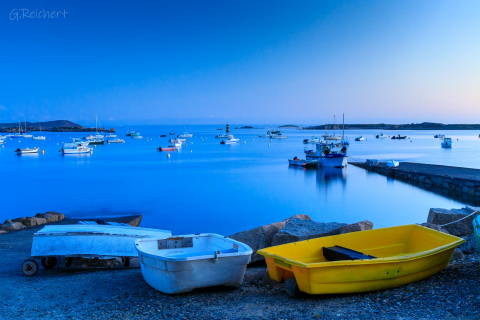 Blaue Stunde in Port Saint Sauveur