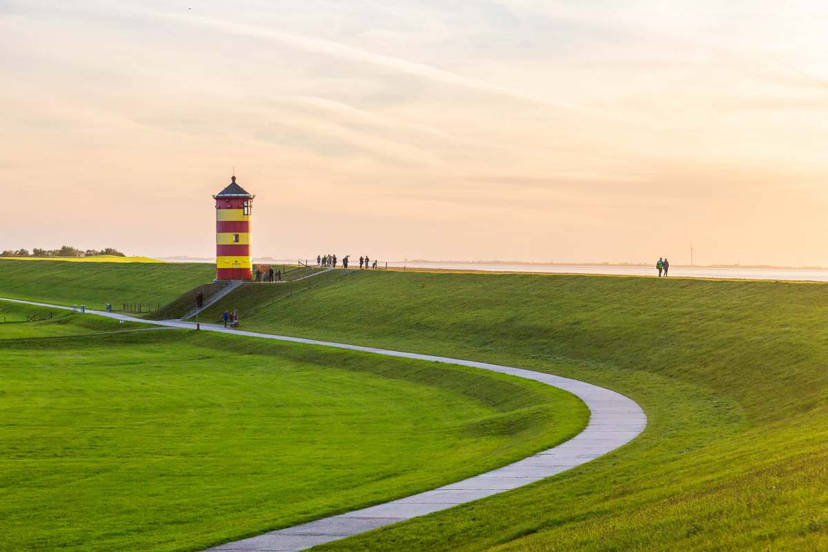 Pilsumer Leuchtturm, Nordsee