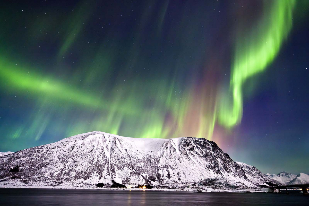 Polarlicht auf den Lofoten, Norwegen