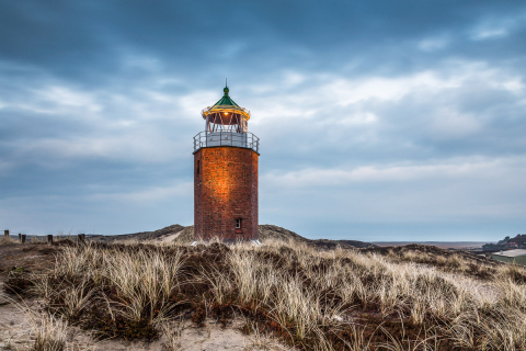 Das Quermarkenfeuer Rote Kliff auf Sylt
