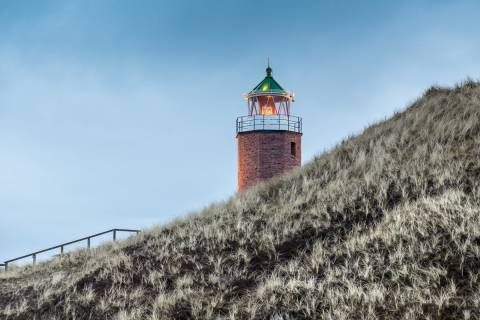 Das Quermarkenfeuer Rote Kliff auf Sylt