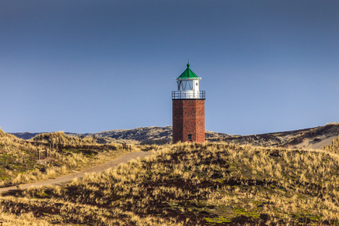 Das Quermarkenfeuer Rote Kliff auf Sylt
