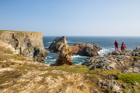 Auf dem Küstenwanderweg, Belle-Île