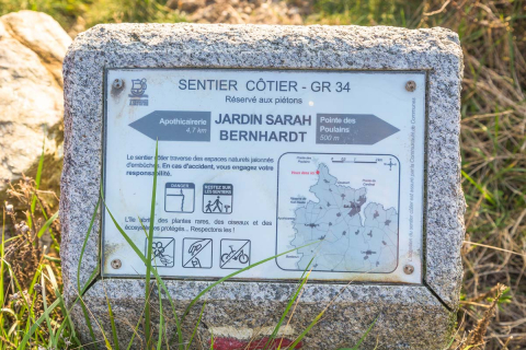 Wanderinfos, Wieviele Kilometer sind es noch? Belle-île
