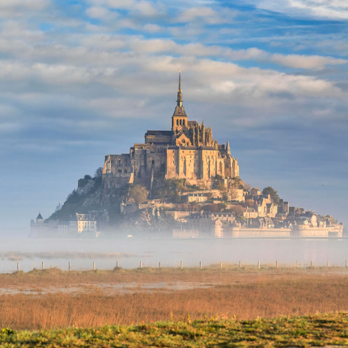 5 - Mont Saint Michel mit Morgennebel