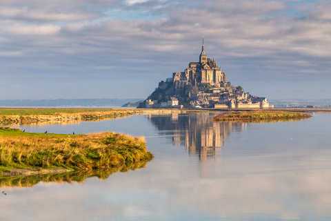 6- Flut am Mont Saint Michel