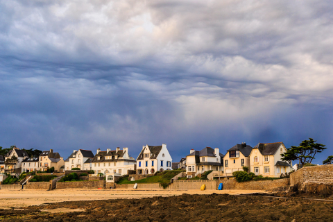 Wolkenstimmung in Carantec