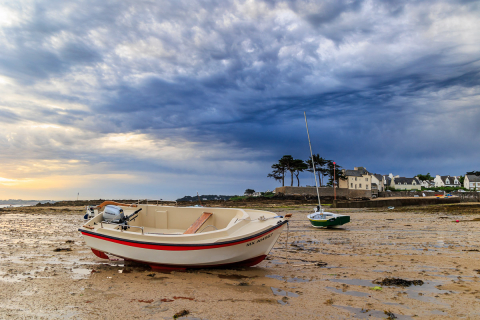 Dramatische Wolken in Carantec