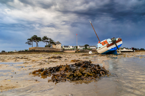 Dramatische Wolken in Carantec