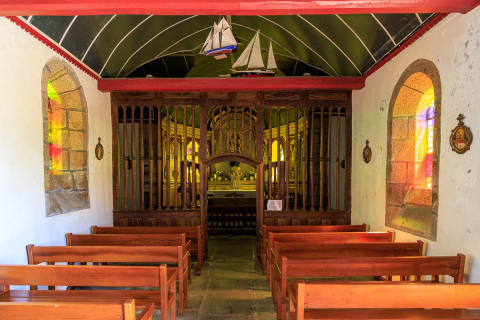 Kirche auf der Ile Callot