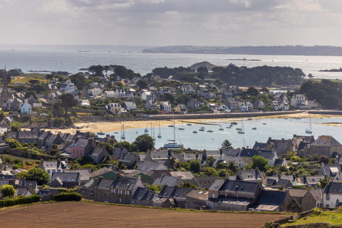Blick vom Leuchtturm der Ile de Batz