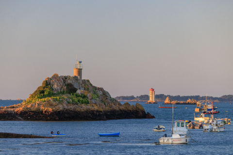 Blick zum Phare de la Croix