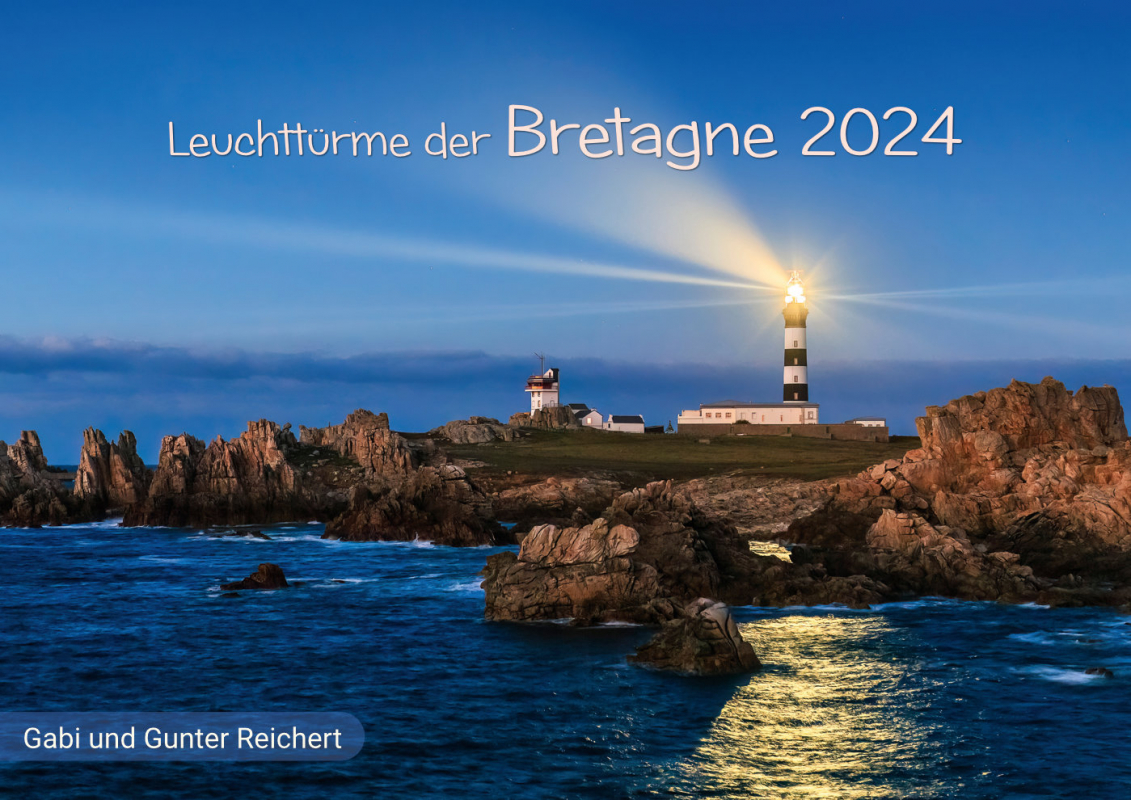 Bretagne Leuchtturm Kalender 2024