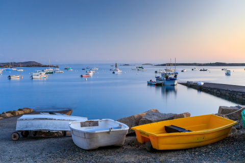 Blaue Stunde in Port Saint Sauveur