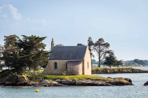 Auf der Rückfahrt waren weniger Segelboot auf dem Golf von Morbihan unterwegs