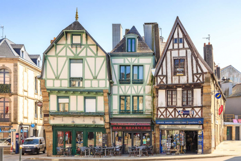 Fachwerkhäuser in Auray