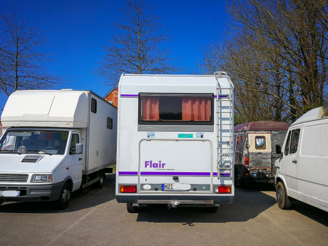Parkplatz zur Übernachtung in Auray