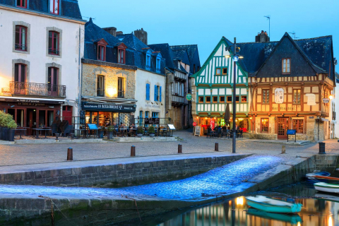 Fachwerkhäuser in Auray