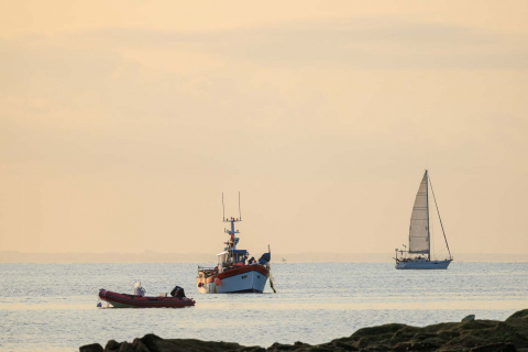 Morgens in der Bucht von Loctudy